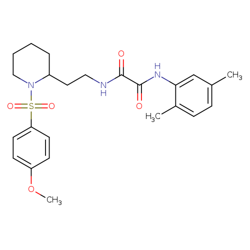 N'-(2,5-dimethylphenyl)-N-{2-[1-(4-methoxybenzenesulfonyl)piperidin-2-yl]ethyl}ethanediamide