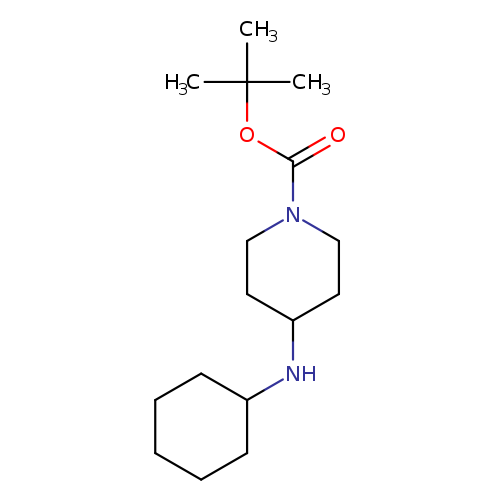 1-Piperidinecarboxylic acid, 4-(cyclohexylamino)-, 1,1-dimethylethyl ester