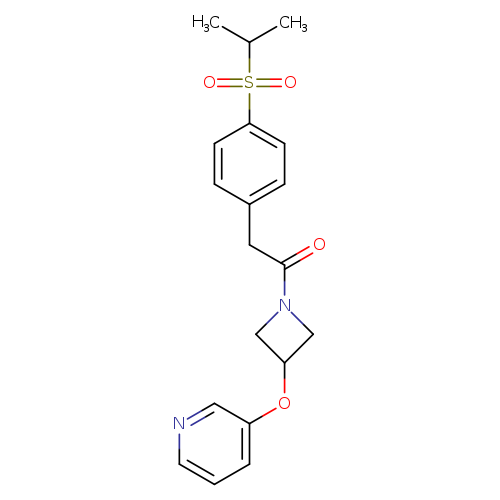 2-[4-(propane-2-sulfonyl)phenyl]-1-[3-(pyridin-3-yloxy)azetidin-1-yl]ethan-1-one