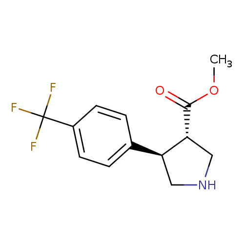 trans-Methyl 4-(4-(trifluoromethyl)phenyl)pyrrolidine-3-carboxylate