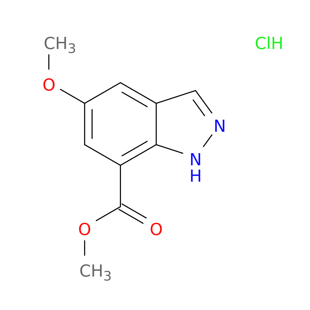 methyl 5-methoxy-1H-indazole-7-carboxylate hydrochloride