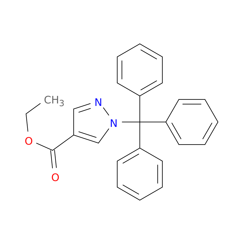 Ethyl 1-trityl-1H-pyrazole-4-carboxylate