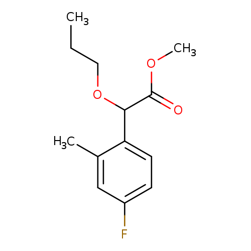 methyl 2-(4-fluoro-2-methylphenyl)-2-propoxyacetate