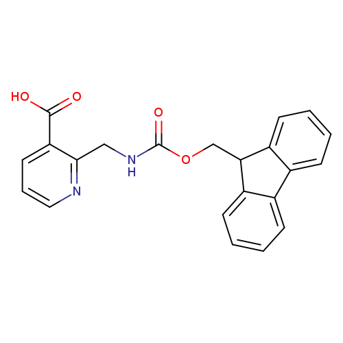 2-[({[(9H-fluoren-9-yl)methoxy]carbonyl}amino)methyl]pyridine-3-carboxylicacid