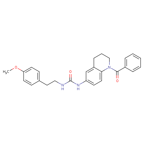 3-(1-benzoyl-1,2,3,4-tetrahydroquinolin-6-yl)-1-[2-(4-methoxyphenyl)ethyl]urea