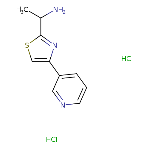 1-[4-(pyridin-3-yl)-1,3-thiazol-2-yl]ethan-1-amine dihydrochloride