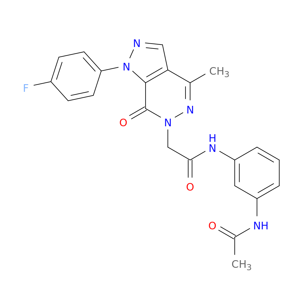 N-(3-acetamidophenyl)-2-[1-(4-fluorophenyl)-4-methyl-7-oxo-1H,6H,7H-pyrazolo[3,4-d]pyridazin-6-yl]acetamide