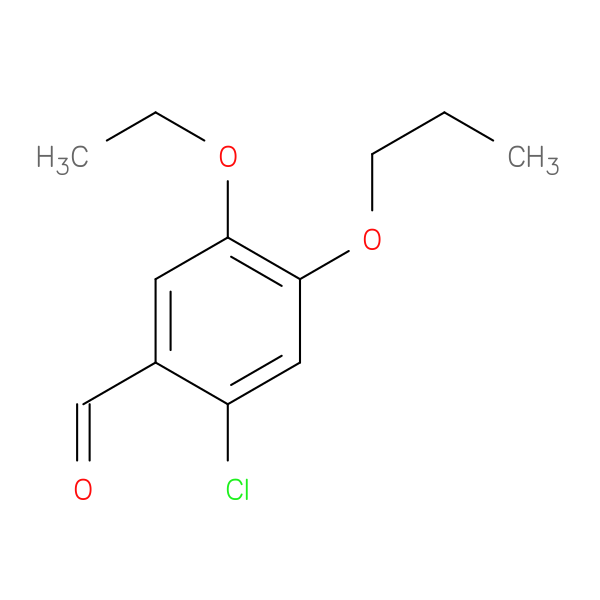 2-chloro-5-ethoxy-4-propoxybenzaldehyde