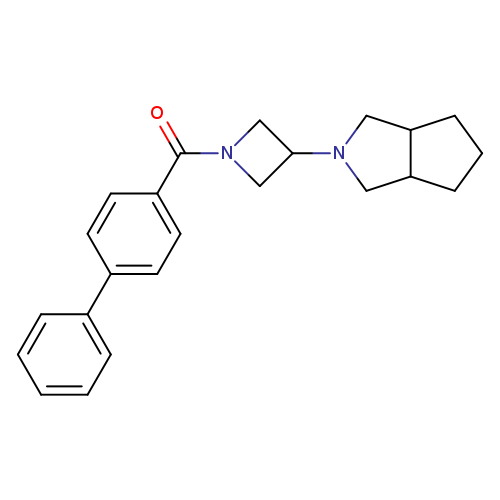 1-{[1,1'-biphenyl]-4-carbonyl}-3-{octahydrocyclopenta[c]pyrrol-2-yl}azetidine