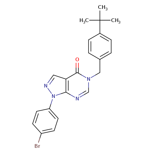 1-(4-bromophenyl)-5-[(4-tert-butylphenyl)methyl]-1H,4H,5H-pyrazolo[3,4-d]pyrimidin-4-one