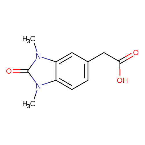 2-(1,3-dimethyl-2-oxo-2,3-dihydro-1H-1,3-benzodiazol-5-yl)aceticacid