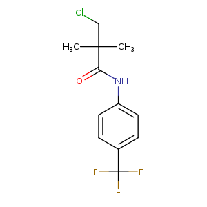 3-chloro-2,2-dimethyl-N-[4-(trifluoromethyl)phenyl]propanamide
