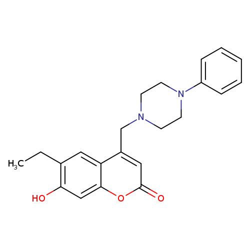 6-ethyl-7-hydroxy-4-[(4-phenylpiperazin-1-yl)methyl]-2H-chromen-2-one