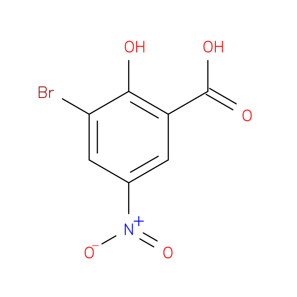 3-Bromo-2-hydroxy-5-nitrobenzoic acid