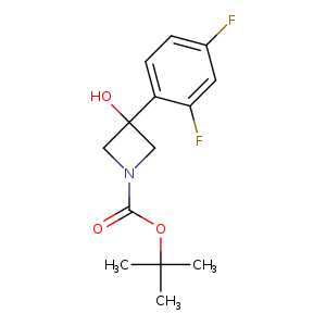 tert-butyl 3-(2,4-difluorophenyl)-3-hydroxyazetidine-1-carboxylate