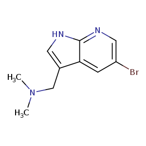 1H-Pyrrolo[2,3-b]pyridine-3-methanamine, 5-bromo-N,N-dimethyl-