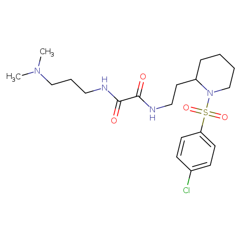 N'-{2-[1-(4-chlorobenzenesulfonyl)piperidin-2-yl]ethyl}-N-[3-(dimethylamino)propyl]ethanediamide