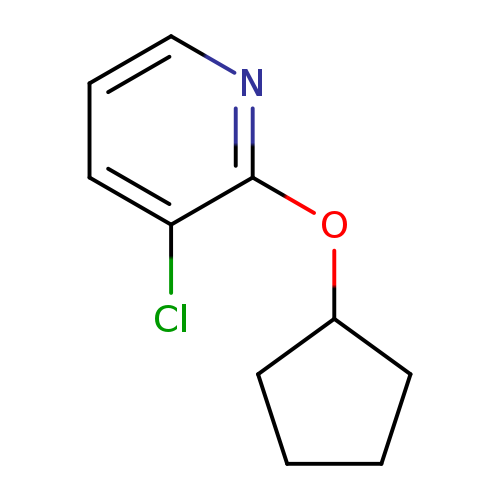 3-Chloro-2-(cyclopentyloxy)pyridine