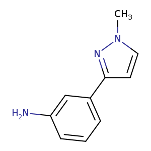 3-(1-Methyl-1h-pyrazol-3-yl)aniline