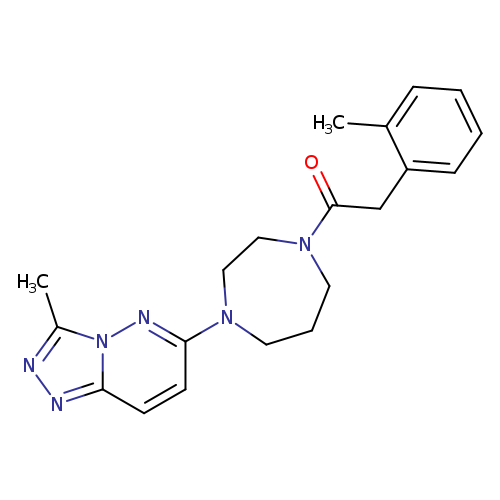 1-(4-{3-methyl-[1,2,4]triazolo[4,3-b]pyridazin-6-yl}-1,4-diazepan-1-yl)-2-(2-methylphenyl)ethan-1-one