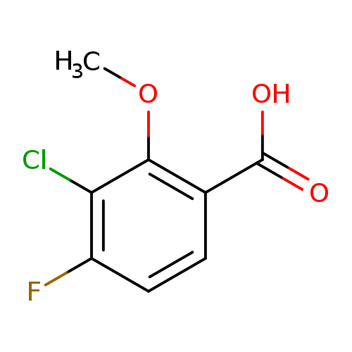 3-Chloro-4-fluoro-2-methoxybenzoic acid