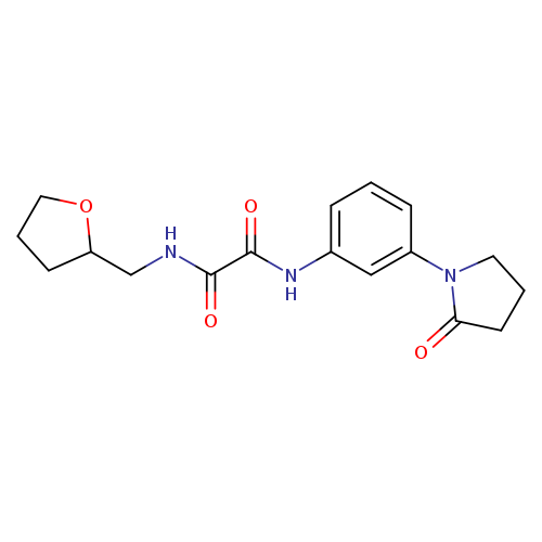 N-[(oxolan-2-yl)methyl]-N'-[3-(2-oxopyrrolidin-1-yl)phenyl]ethanediamide