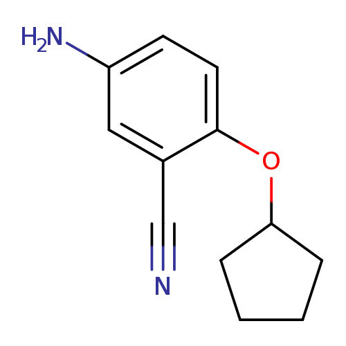 5-amino-2-(cyclopentyloxy)benzonitrile