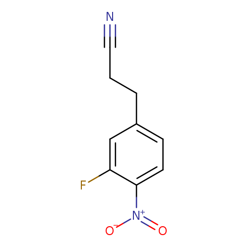 3-(3-fluoro-4-nitrophenyl)propanenitrile