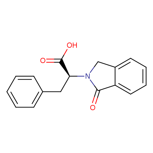 2H-Isoindole-2-acetic acid, 1,3-dihydro-1-oxo-a-(phenylmethyl)-, (S)-