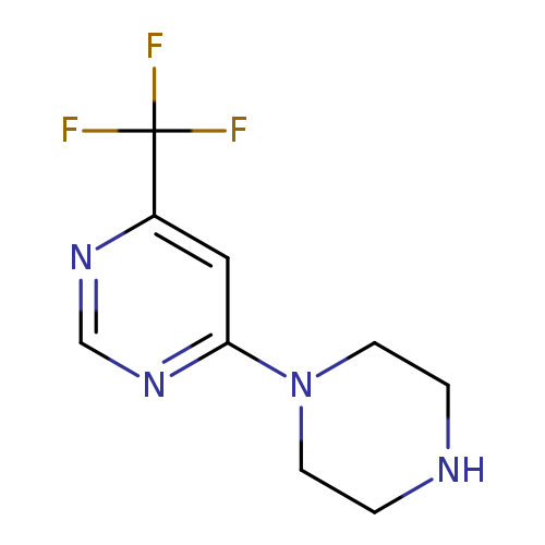4-(1-Piperazinyl)-6-(trifluoromethyl)pyrimidine
