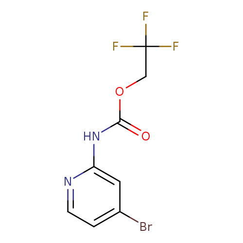 2,2,2-trifluoroethyl N-(4-bromopyridin-2-yl)carbamate