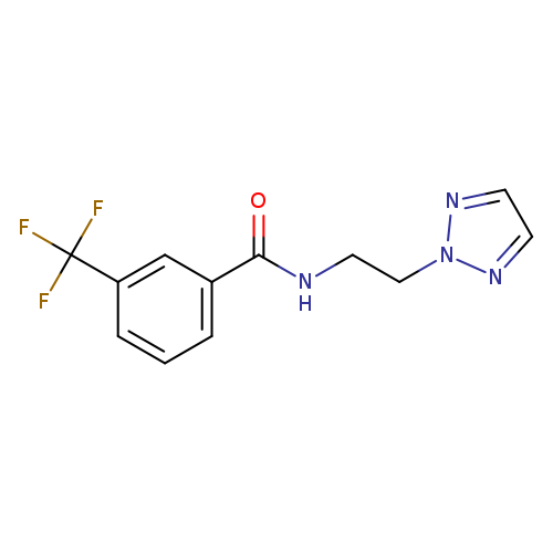 N-[2-(2H-1,2,3-triazol-2-yl)ethyl]-3-(trifluoromethyl)benzamide
