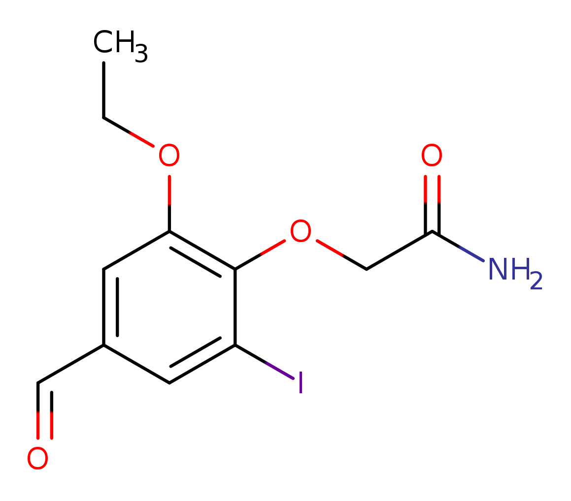 2-(2-ethoxy-4-formyl-6-iodophenoxy)acetamide