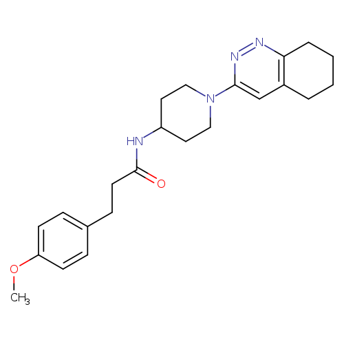 3-(4-methoxyphenyl)-N-[1-(5,6,7,8-tetrahydrocinnolin-3-yl)piperidin-4-yl]propanamide