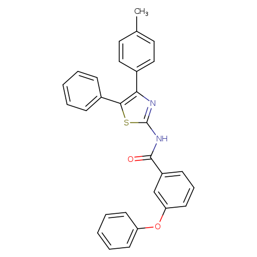 N-[4-(4-methylphenyl)-5-phenyl-1,3-thiazol-2-yl]-3-phenoxybenzamide