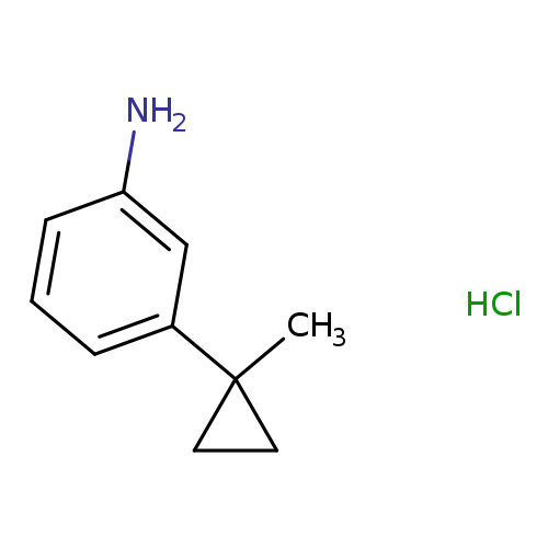 3-(1-methylcyclopropyl)aniline hydrochloride