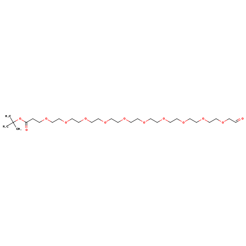 Ald-CH2-PEG10-t-butyl ester