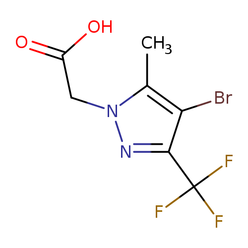 [4-Bromo-5-methyl-3-(trifluoromethyl)-1h-pyrazol-1-yl]acetic acid