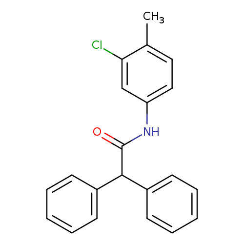 N-(3-CHLORO-4-METHYL-PHENYL)-2,2-DIPHENYL-ACETAMIDE