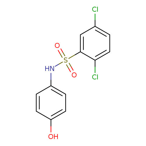 Benzenesulfonamide, 2,5-dichloro-N-(4-hydroxyphenyl)-