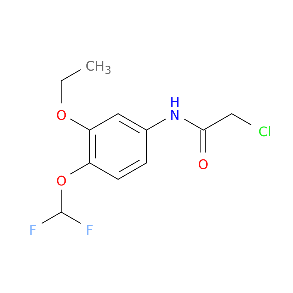 2-Chloro-N-(4-(difluoromethoxy)-3-ethoxyphenyl)acetamide