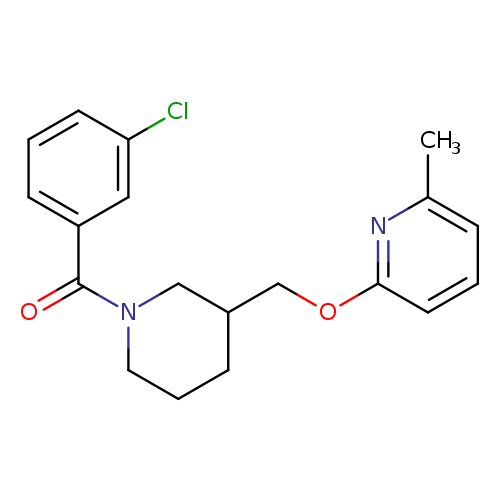 2-{[1-(3-chlorobenzoyl)piperidin-3-yl]methoxy}-6-methylpyridine