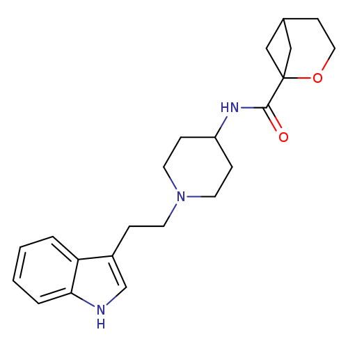 N-{1-[2-(1H-indol-3-yl)ethyl]piperidin-4-yl}-2-oxabicyclo[3.1.1]heptane-1-carboxamide