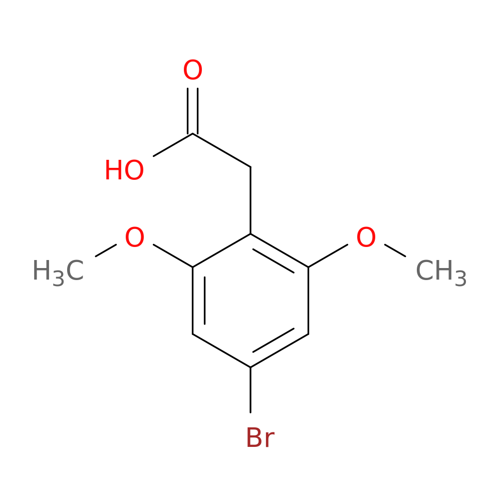 2-(4-bromo-2,6-dimethoxyphenyl)acetic acid