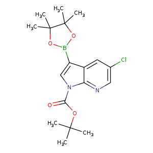 tert-Butyl 5-chloro-3-(4,4,5,5-tetramethyl-1,3,2-dioxaborolan-2-yl)-1H-pyrrolo[2,3-b]pyridine-1-carboxylate