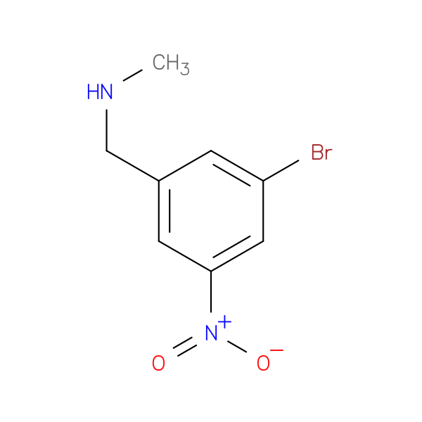 [(3-Bromo-5-nitrophenyl)methyl](methyl)amine