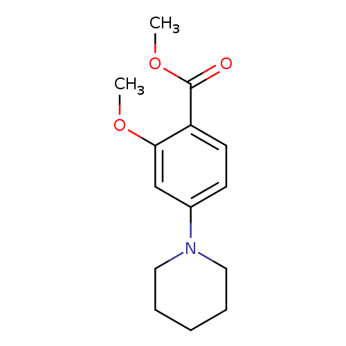 methyl 2-methoxy-4-(piperidin-1-yl)benzoate