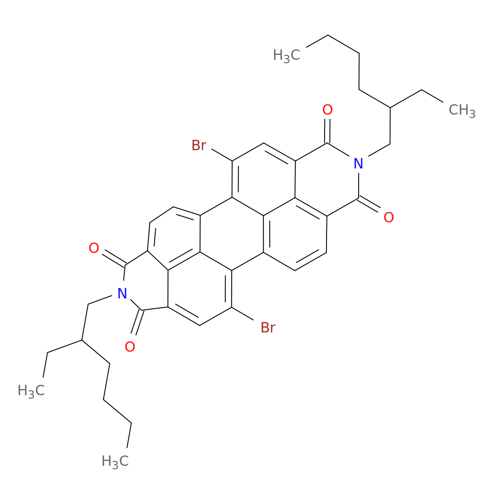 5,12-Dibromo-2,9-bis(2-ethylhexyl)anthra[2,1,9-def:6,5,10-d'e'f']diisoquinoline-1,3,8,10(2H,9H)-tetraone