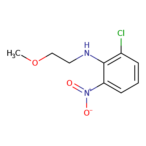 2-chloro-N-(2-methoxyethyl)-6-nitroaniline