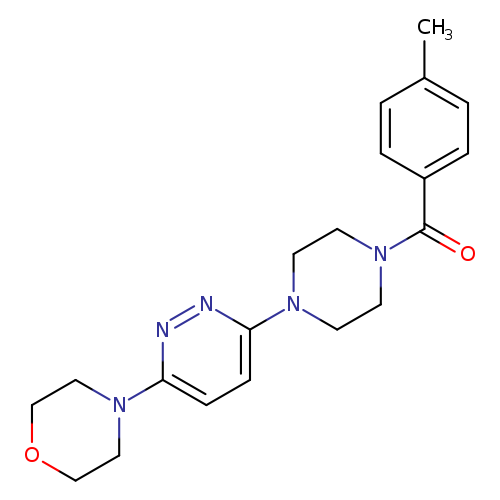 4-{6-[4-(4-methylbenzoyl)piperazin-1-yl]pyridazin-3-yl}morpholine
